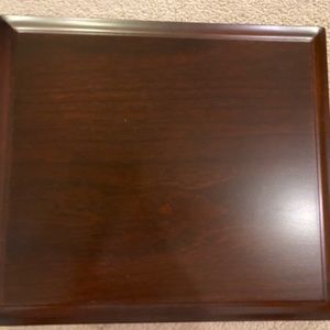 NIB Bombay Company Mahogany Photo Album with Name Plate.